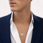 Sterling Silver Sand Dollar Charm - Model Shot