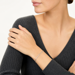 Sterling Silver 2.5mm Figaro Chain - Model Shot