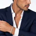 Sterling Silver 5.25mm Magic Herringbone Chain - Model Shot