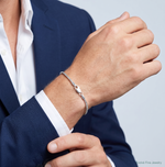 Sterling Silver Rhodium-plated 1.5mm Snake Chain - Model Shot
