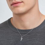 Sterling Silver Rhodium-plated Diamond-cut 