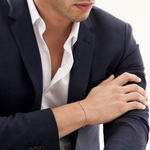 14k Rose Gold 1.0mm Box Chain - Model Shot