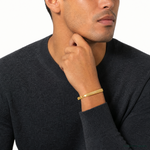 14K Stretch Mesh Graduated Bracelet - Model Shot