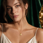 14K Basketball and Hoop Pendant - Model Shot