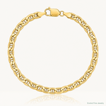 10k 4mm Semi-Solid Anchor Chain - Lifestyle View
