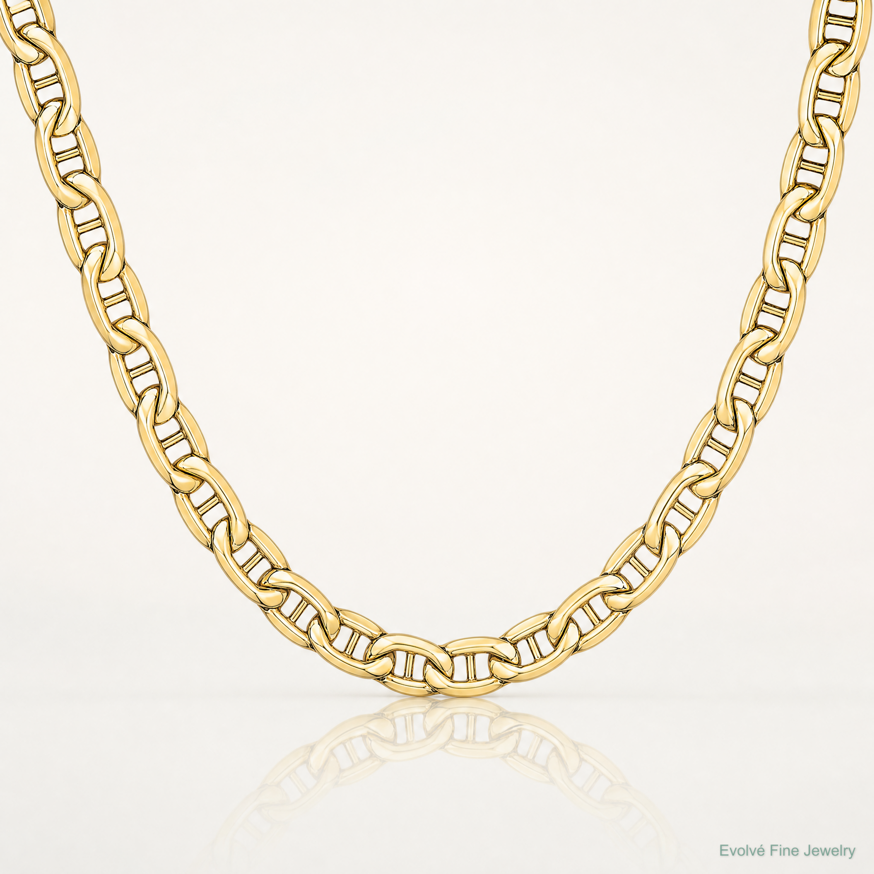 10K 5.5mm Semi-Solid Anchor Chain - Lifestyle View