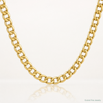 10k 6.5mm Semi-Solid Curb Link Chain - Lifestyle View