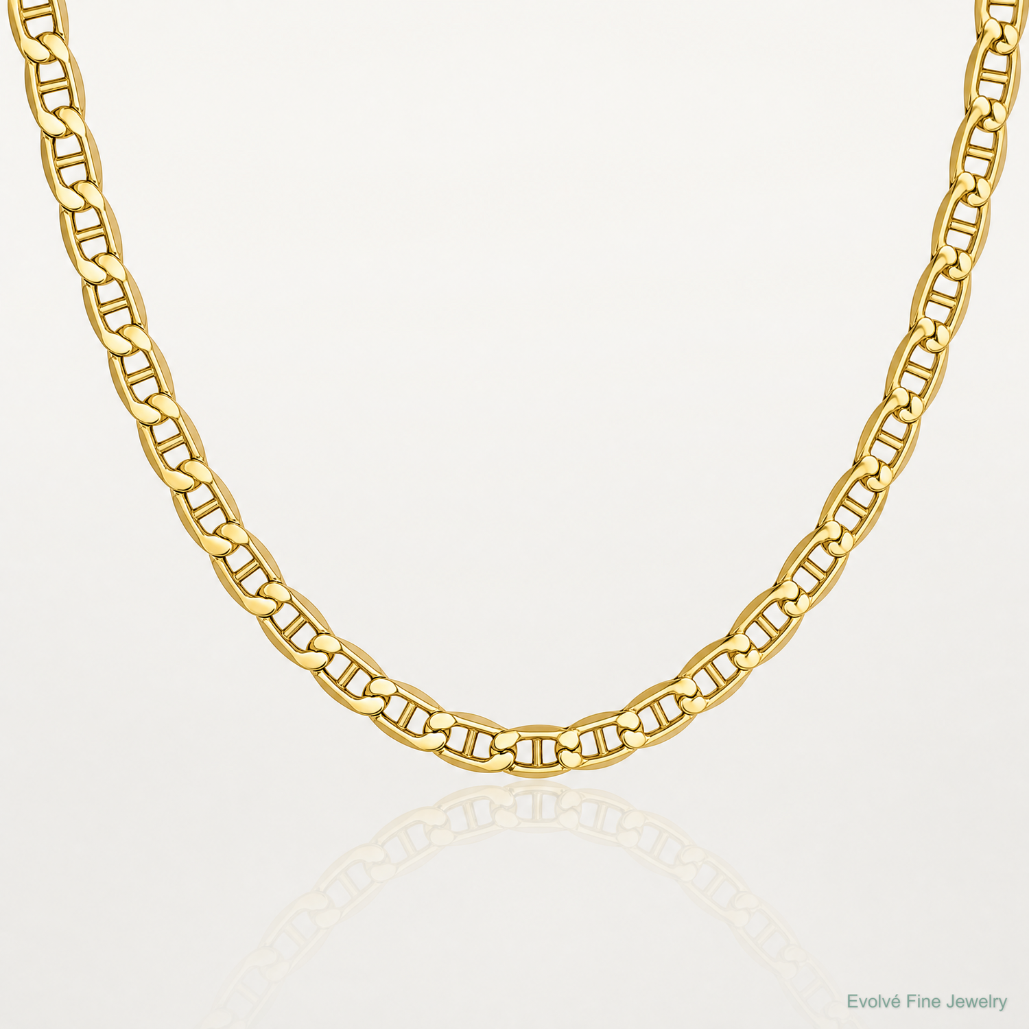 10k 3.2mm Semi-Solid Anchor Chain - Lifestyle View