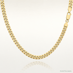 10k 6mm Semi-Solid Miami Cuban Chain - Lifestyle View