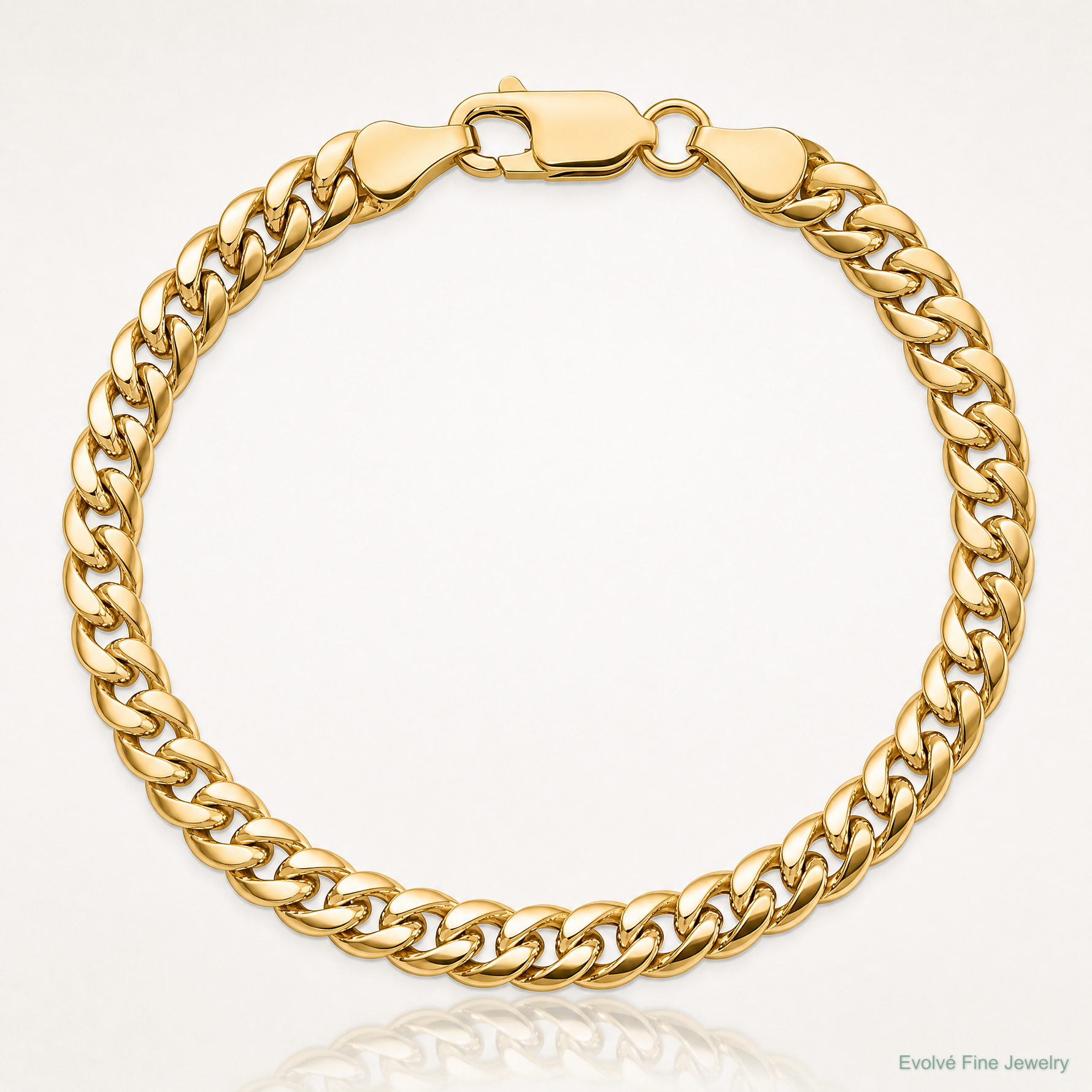 10k 6mm Semi-Solid Miami Cuban Chain - Lifestyle View