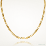 10k 6.75mm Semi-Solid Miami Cuban Chain - Lifestyle View