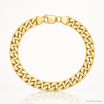 10k 7.3mm Semi-Solid Miami Cuban Chain - Lifestyle View