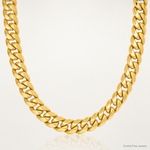 10k 9.3mm Semi-Solid Miami Cuban Chain - Lifestyle View