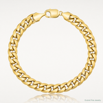 10k 9.3mm Semi-Solid Miami Cuban Chain - Lifestyle View