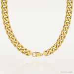 10k 11mm Semi-Solid Miami Cuban Chain - Lifestyle View