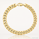 10k 11mm Semi-Solid Miami Cuban Chain - Lifestyle View