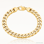 10K 13.2mm Semi-Solid Miami Cuban Chain - Lifestyle View