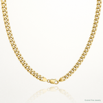 10k 4.5mm Semi-Solid Miami Cuban Chain - Lifestyle View
