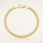 10k 4.5mm Semi-Solid Miami Cuban Chain - Lifestyle View
