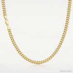 10k 5.25mm Semi-Solid Miami Cuban Chain - Lifestyle View