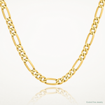 10k 6.25mm Semi-Solid Figaro Chain - Lifestyle View
