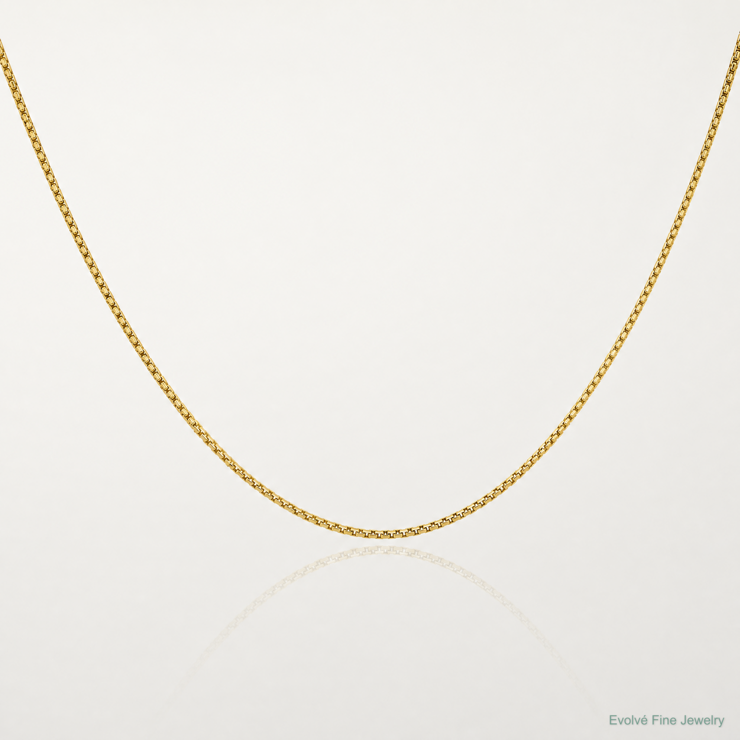 10k .90mm Box Chain - Lifestyle View