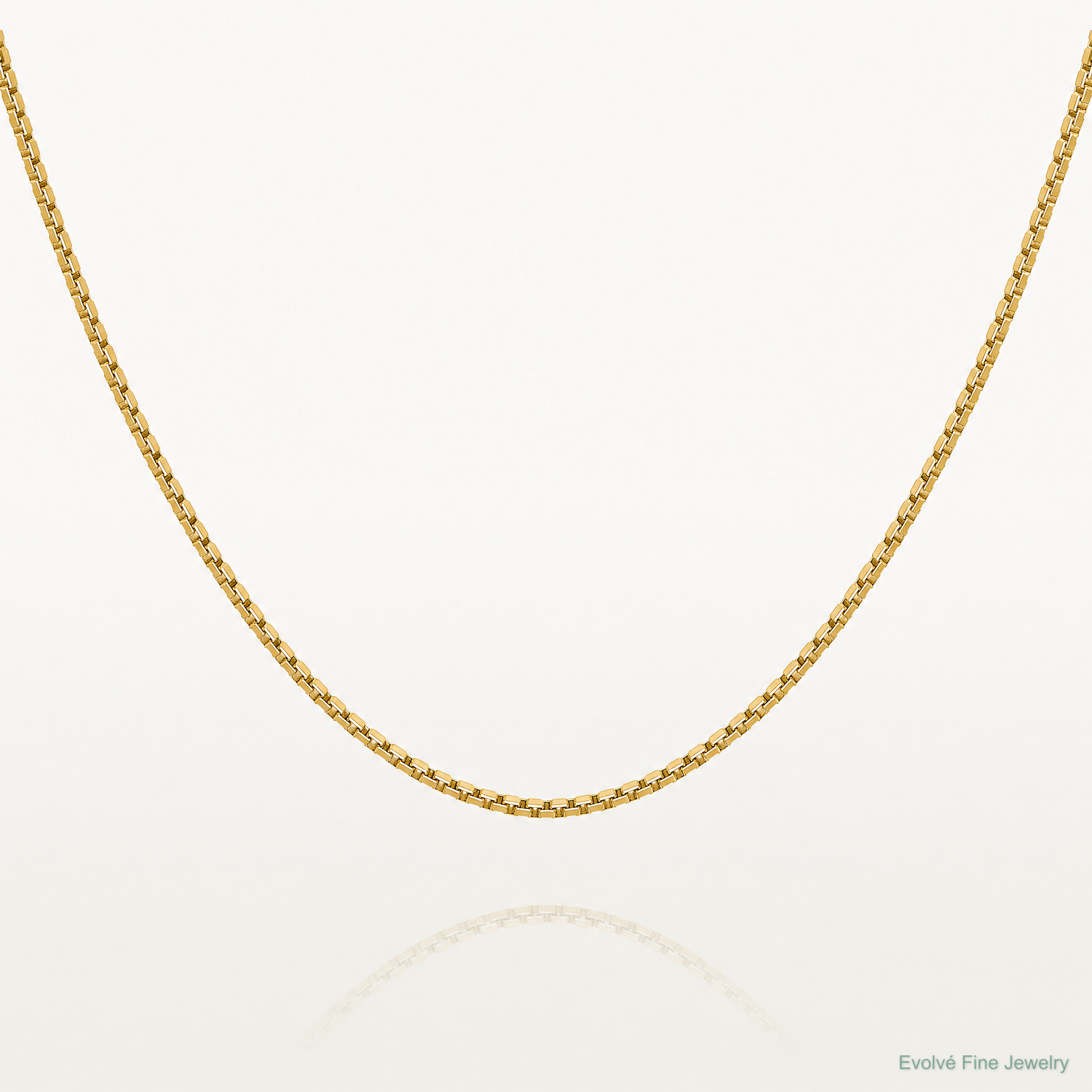 10k 1.1mm Box Chain - Lifestyle View