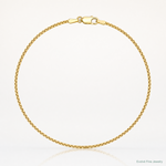 10k 1.5mm Box Chain - Lifestyle View