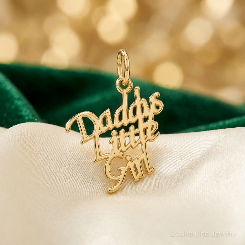 10k DADDYS LITTLE GIRL Charm - Lifestyle View