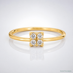 10k CZ Promise Ring - Lifestyle View