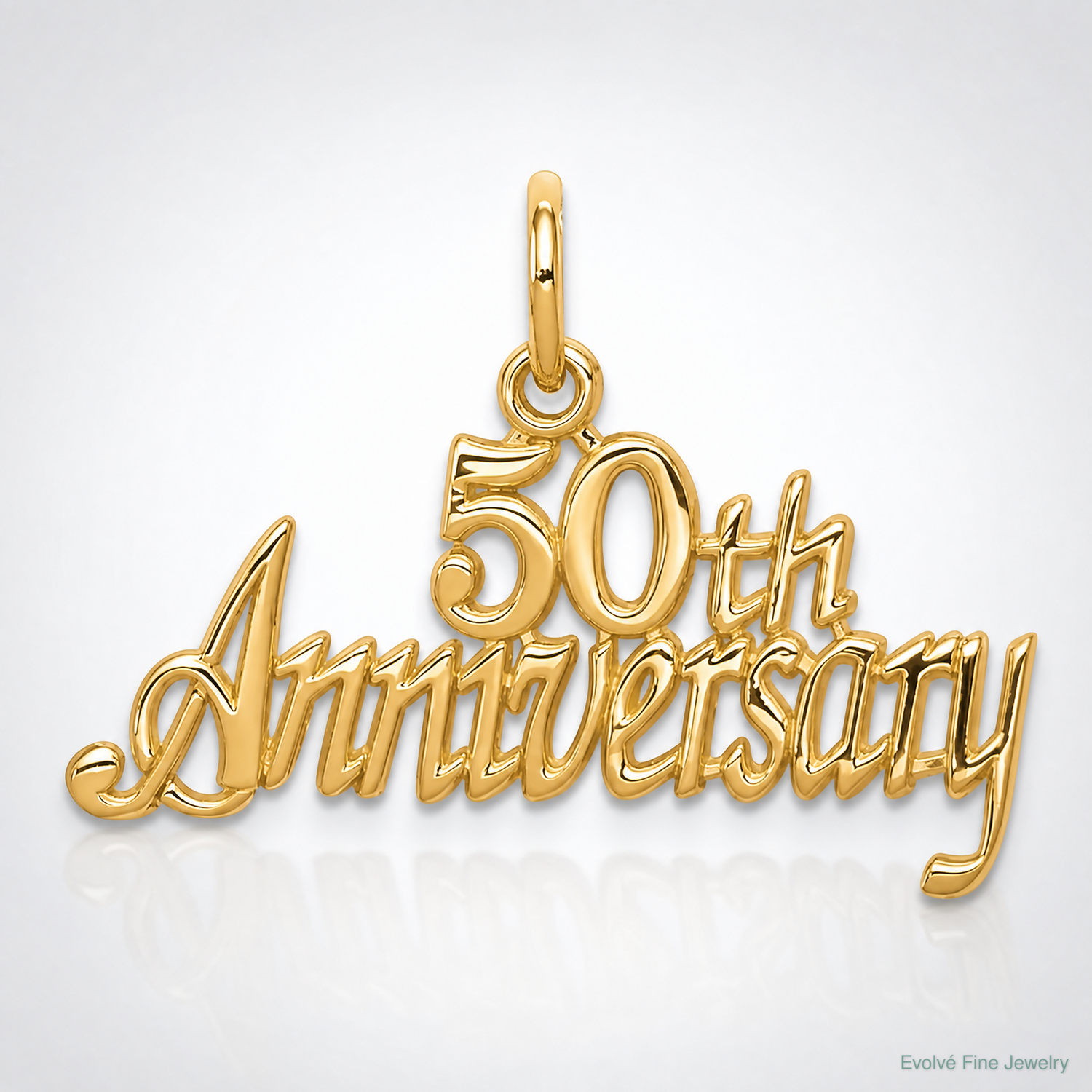 10k 50th ANNIVERSARY Charm - Lifestyle View
