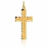 10k Cross Charm - Lifestyle View