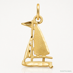 10k Sailboat Charm - Lifestyle View