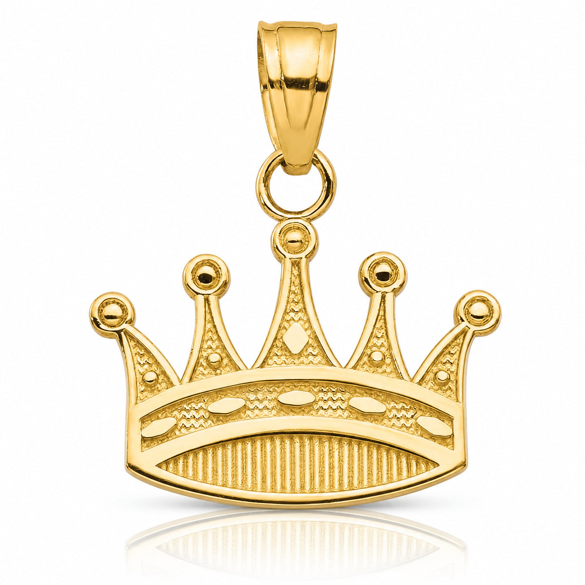 10k Crown Charm - Lifestyle View