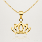 10k Crown Charm - Lifestyle View