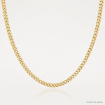 10K 4.3mm Solid Miami Cuban Chain - Lifestyle View