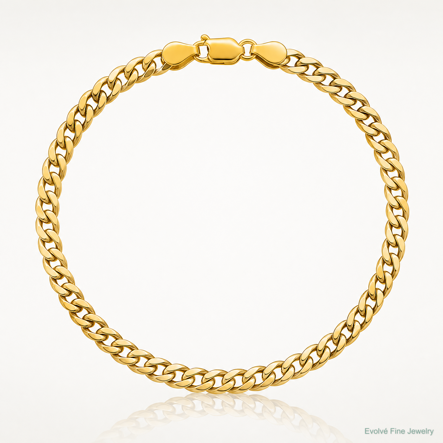10K 4.3mm Solid Miami Cuban Chain - Lifestyle View
