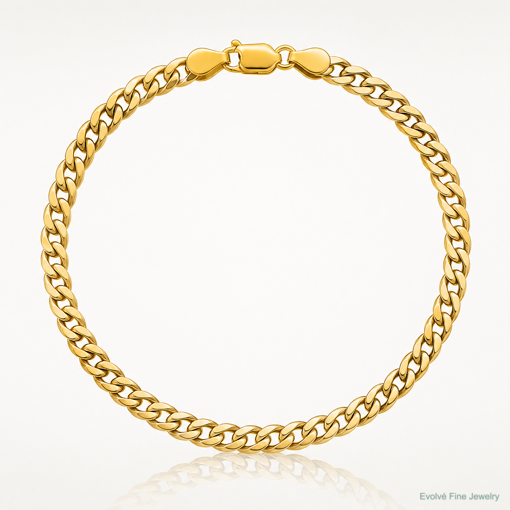 10K 4.3mm Solid Miami Cuban Chain - Lifestyle View