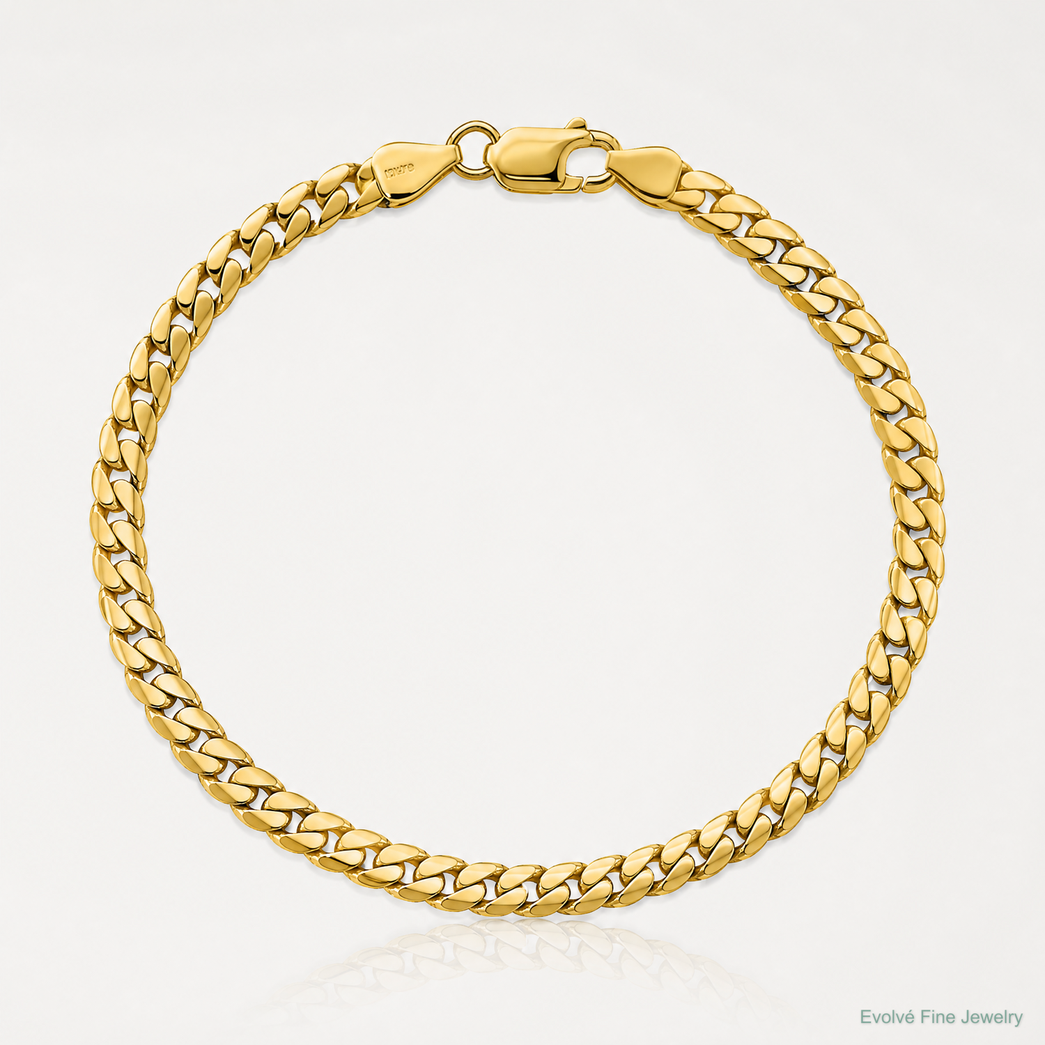 10K 5mm Solid Miami Cuban Chain - Lifestyle View