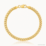 10K 5.5mm Solid Miami Cuban Chain - Lifestyle View