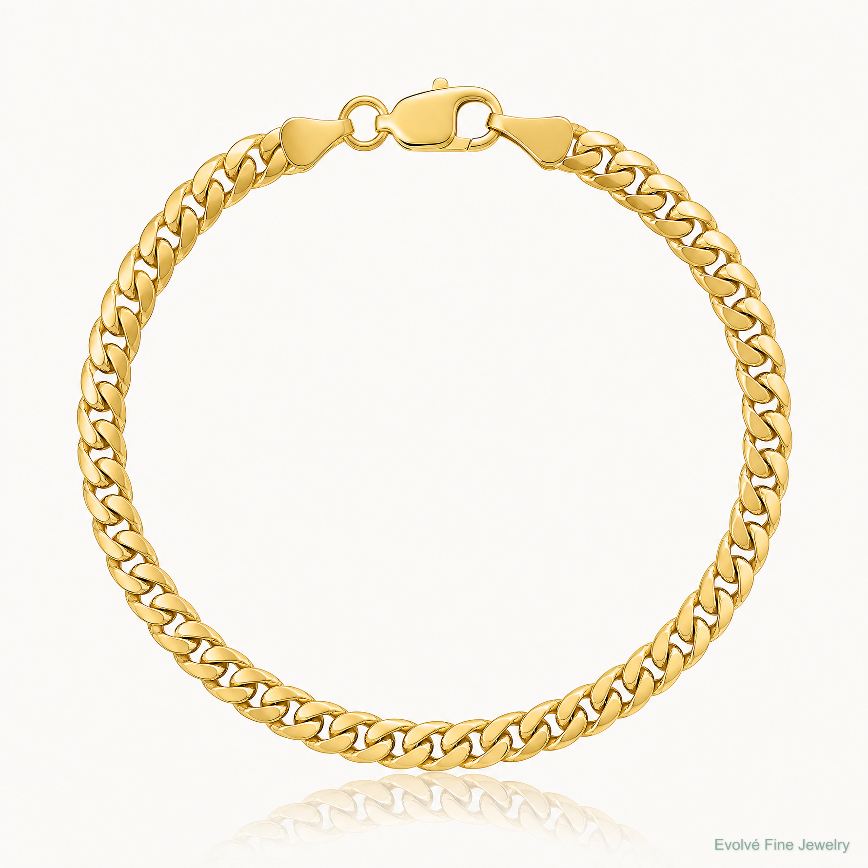 10K 5.5mm Solid Miami Cuban Chain - Lifestyle View