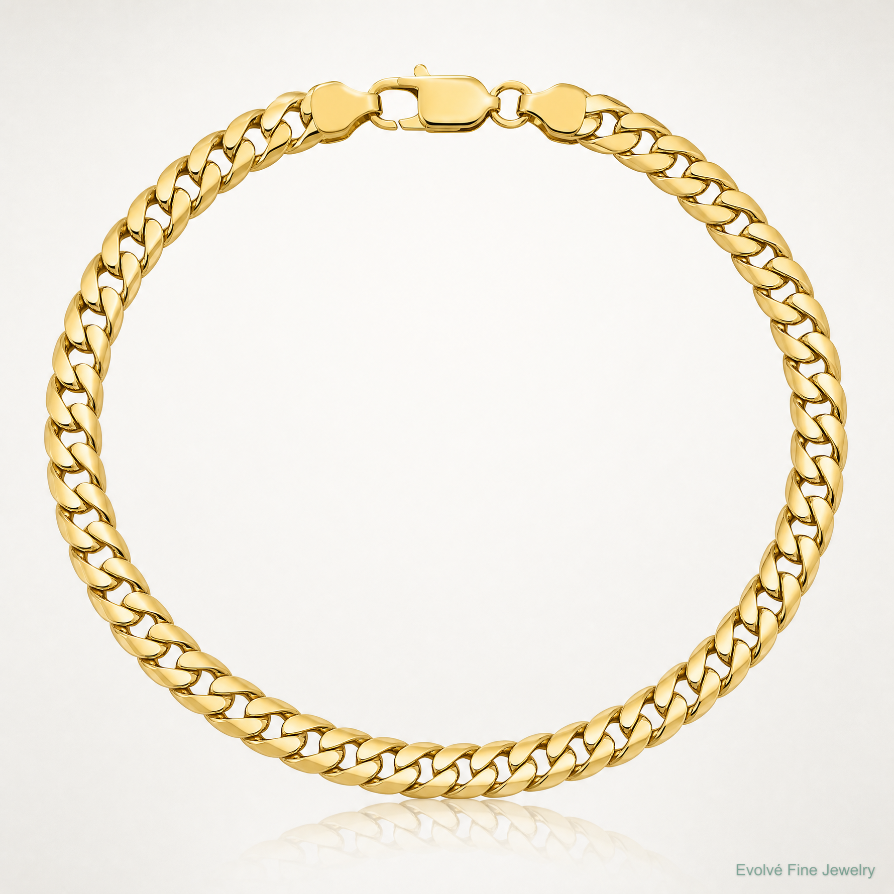 10K 6.25mm Solid Miami Cuban Chain - Lifestyle View