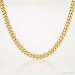 10K 6.75mm Solid Miami Cuban Chain - Lifestyle View