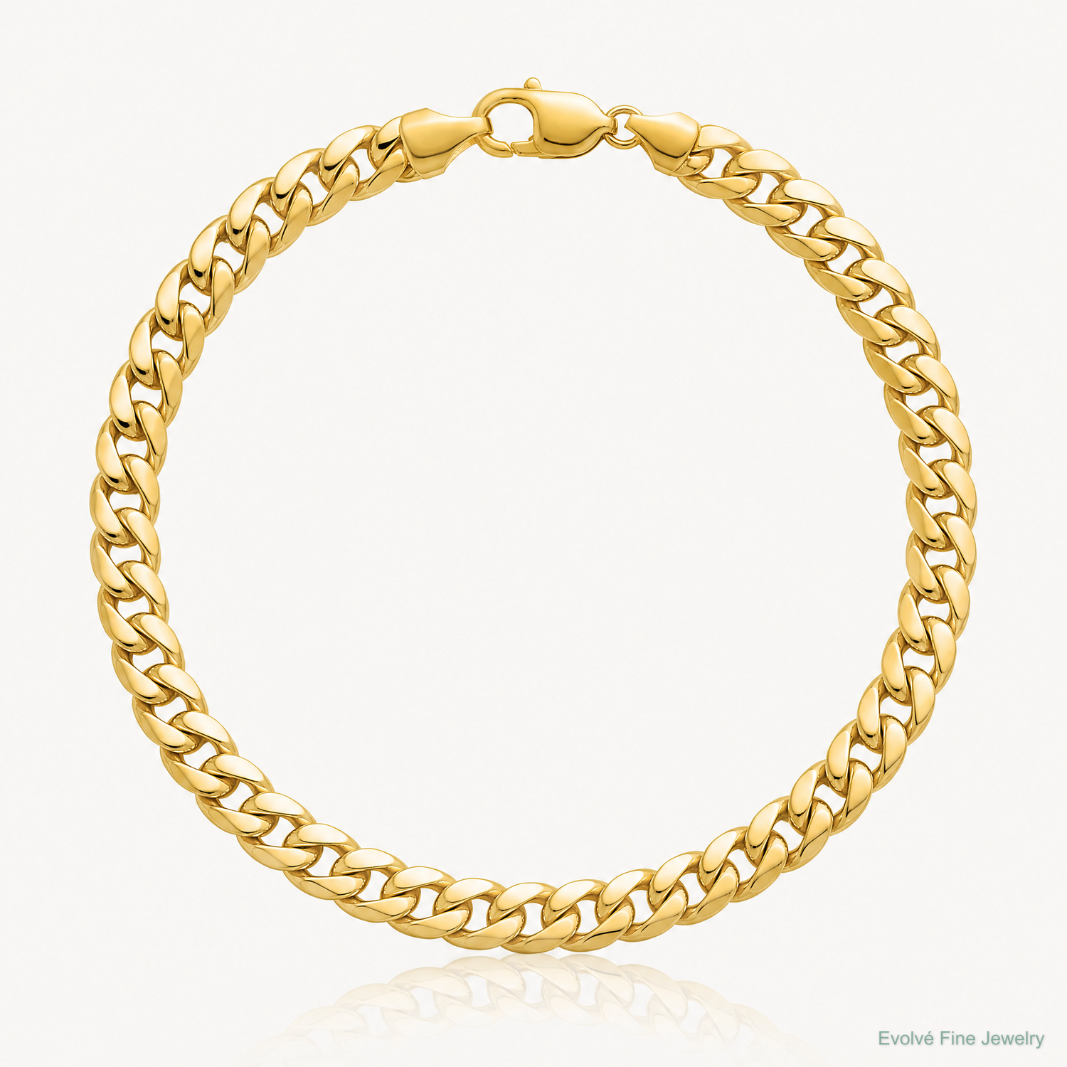 10K 8.0mm Solid Miami Cuban Chain - Lifestyle View