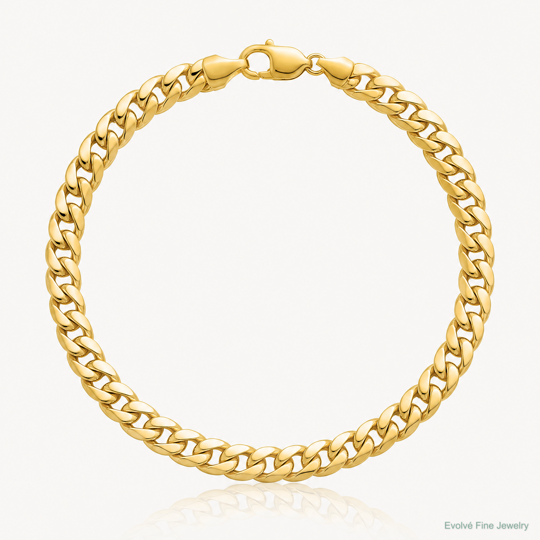 10K 8.0mm Solid Miami Cuban Chain - Lifestyle View