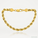 10k 5.5mm Semi-solid D/C Rope Chain - Lifestyle View