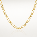 10K 6.25mm Flat Figaro Chain - Lifestyle View