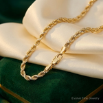10k 4mm Diamond-cut Rope Chain - Lifestyle View