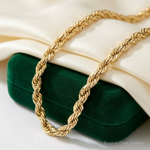 10k 6.5mm Diamond-cut Rope Chain - Lifestyle View