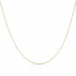 10k .5mm Carded Curb Chain - Lifestyle View